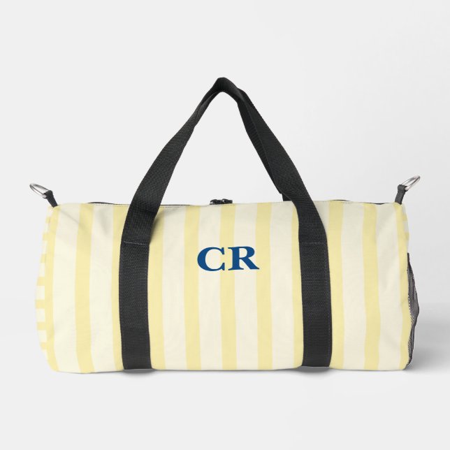 Sac De Sport Monogram Vintage Yellow Stripes (Recto)