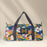 Monogramme boho floral Retro 70 Style Danse