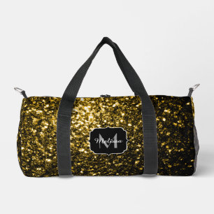 Sac De Sport Monogramme de fausse parties scintillant d'or