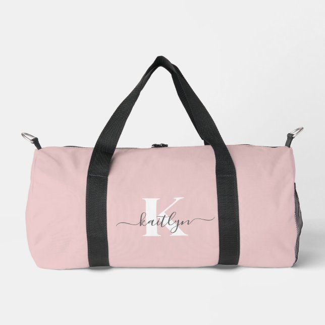 Sac De Sport Monogramme élégant rose poudré gris (Recto)
