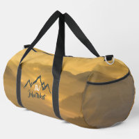 Monographie de montagnes personnalisables Gold sun