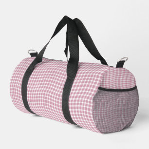 Sac De Sport Motif à carreaux à damier rose et blanc sans coutu