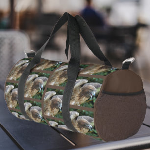 Sac De Sport Motif à queue rouge sur Brown