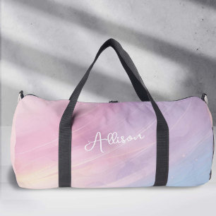 Sac De Sport Motif arc-en-ciel Abstrait coloré, Danse rose