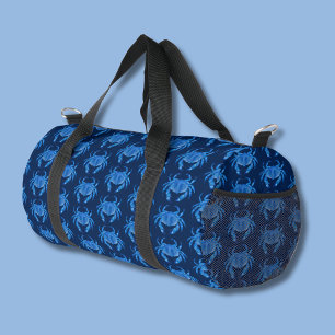 Sac De Sport Motif Crabe Bleu