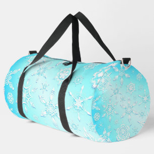 Sac De Sport Motif Crystal Snowflakes