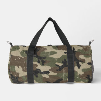 Sac De Sport Motif de camouflage militaire rétro