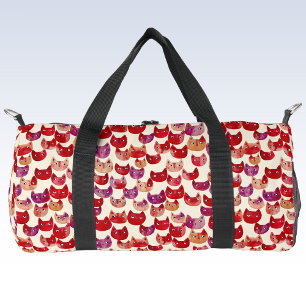 Sac De Sport Motif de chat coloré amusant