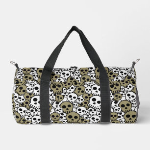 Sac De Sport Motif de crâne gothique or Imprimer
