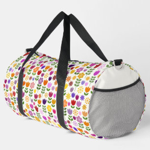 Sac De Sport Motif de fleurs de style scandinave