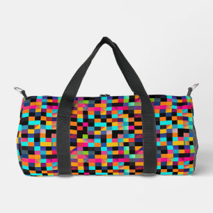 Sac De Sport Motif de formes géométriques vives et colorées