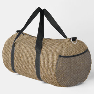 Sac De Sport motif de la nature de burlap rustique