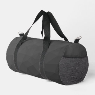 Sac De Sport Motif de maille géométrique à dégradé gris foncé
