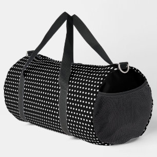 Sac De Sport Motif de points blancs élégant sur noir