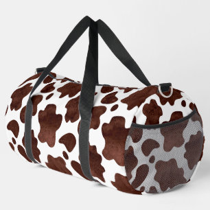 Sac De Sport Motif de points de vache Brown et Poster de animal