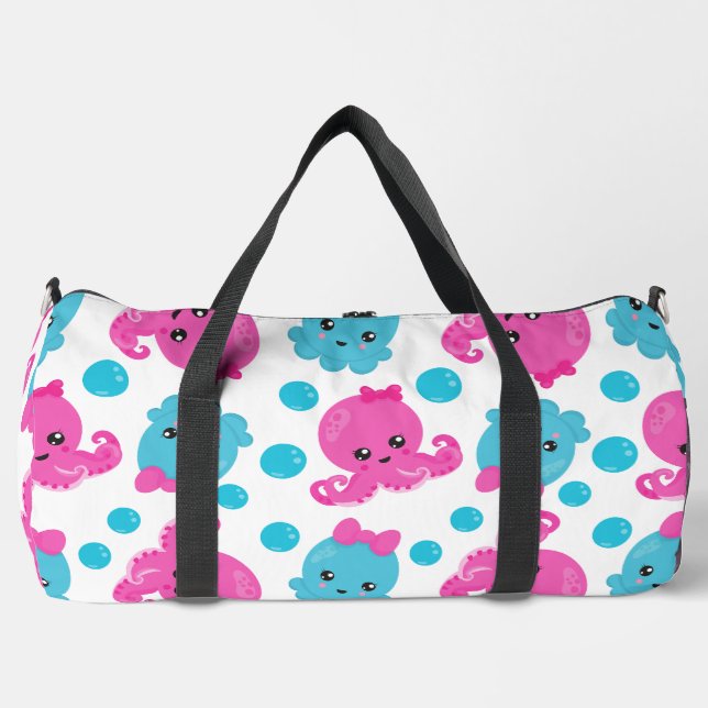 Sac De Sport Motif de poulpe, poulpe mignonne, Animaux de mer (Recto)