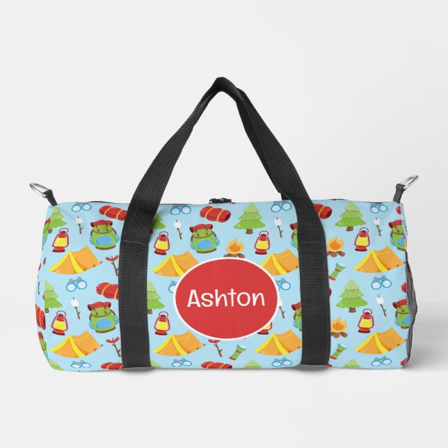 Sac De Sport Motif du camp d'été (Recto)
