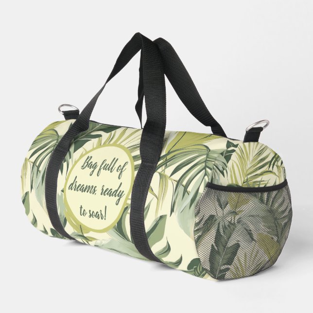 Sac De Sport Motif Feuille Eucalyptus (Coin droit)