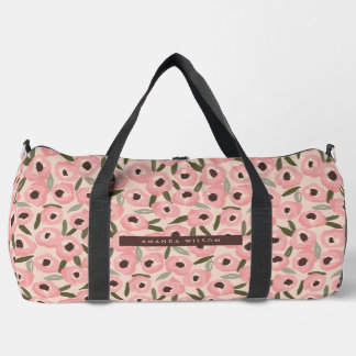 Sac De Sport Motif floral à l'encre gras | Botanique dessinée à