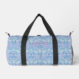 Sac De Sport Motif floral bleu élégant