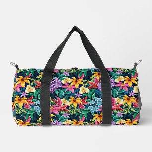 Sac De Sport Motif floral exotique peint à la main-23001