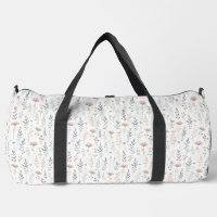Motif floral minimaliste Fleur sauvage Boho