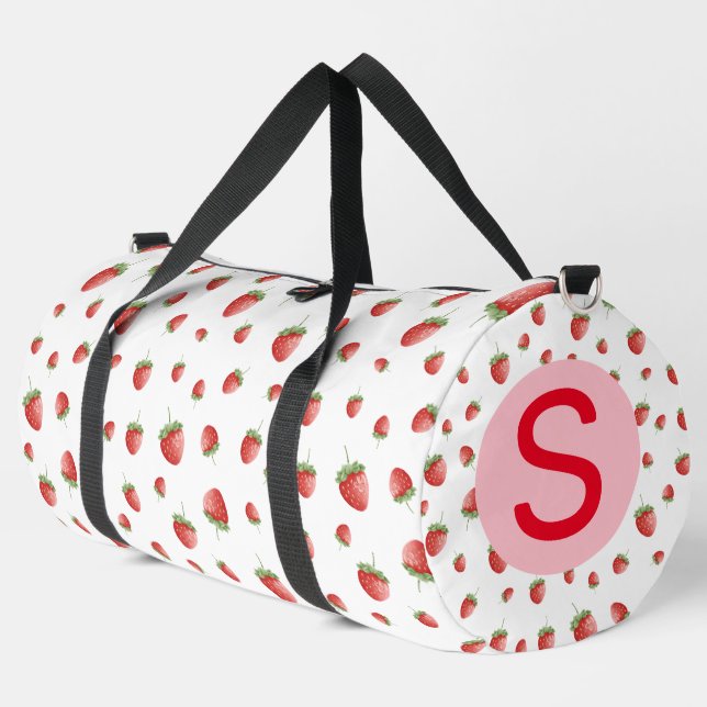 Sac De Sport Motif fraise (Coin gauche)
