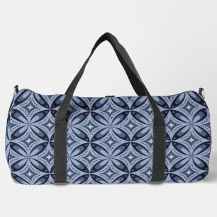 Sac De Sport Motif géométrique bleu de style rétro