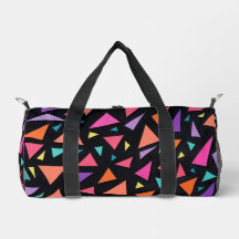 Motif géométrique triangulaire multicolore