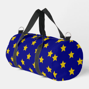 Sac De Sport Motif Gold Stars, Bleu Marine, Exclusive