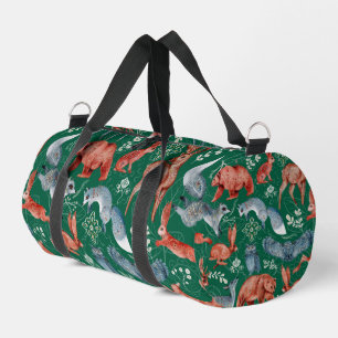 Sac De Sport Motif intrigué d'animaux de la forêt