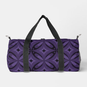 Sac De Sport Motif Rétro de Couleur Violet Foncé