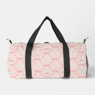 Sac De Sport Motif Ruban Rose Hedwig