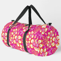 MOTIF SURF JUNGLE EN ROSE CHAUD