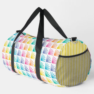 SAC DE SPORT MOTIFS GÉOMÉTRIQUES COULEUR BRILLANTE