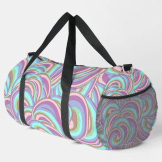 Sac De Sport Multicolor Swirls Pattern Large