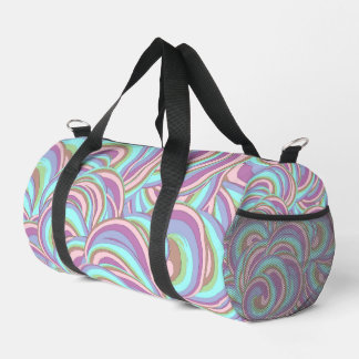 Sac De Sport Multicolor Swirls Pattern Small