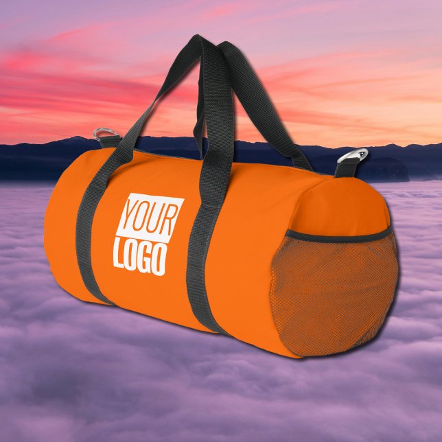 Sac De Sport néon orange - ajoutez votre logo (Créateur téléchargé)