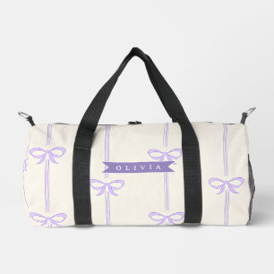 Sac De Sport Nœud Coquette Personnalisé Nom Esthétique Féminin