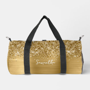 Sac De Sport Nom du glamour doré Glittery