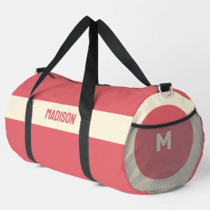 Sac De Sport Nom et monogramme personnalisés