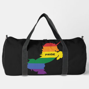 Sac De Sport Nom personnalisé Gay Unicorn