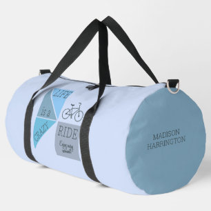 Sac De Sport Nom personnalisé La vie est un tour fou