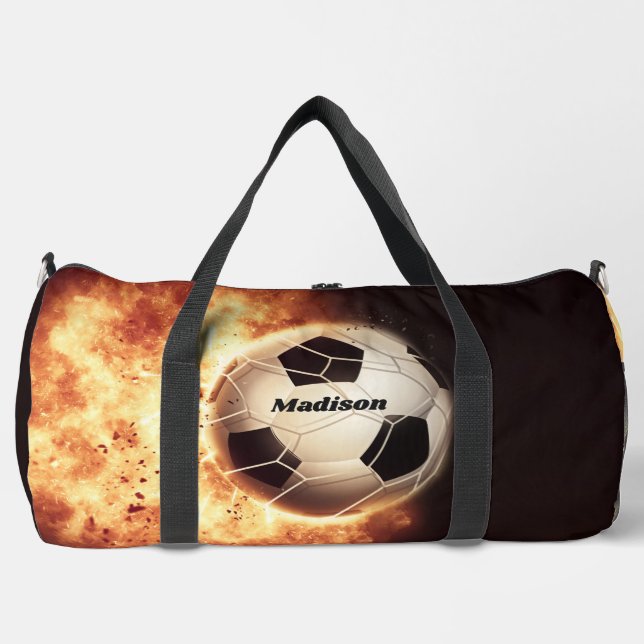 Sac De Sport Nom personnalisé Soccer But (Recto)