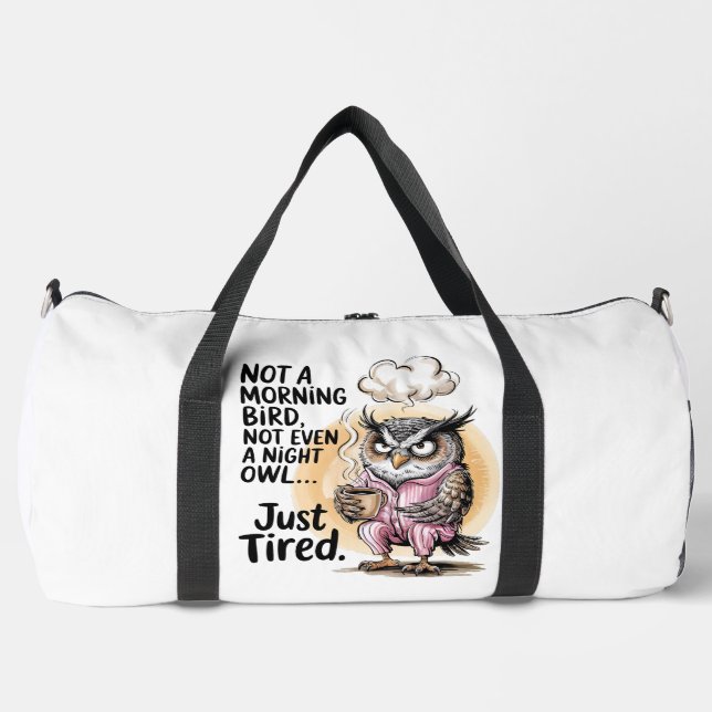 Sac De Sport Not Morning Bird Night Owl (Recto)