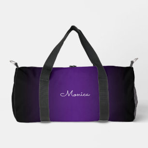 Sac De Sport Ombre violette royale de bord noir