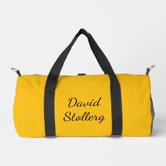 Sac De Sport Or & Blanc Stylé  (Recto)