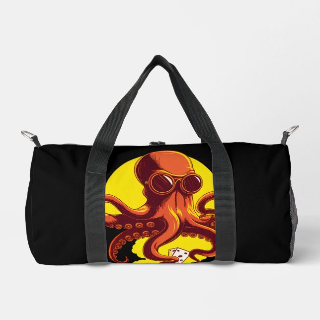 Sac De Sport Orange Smart Octopus (Recto)