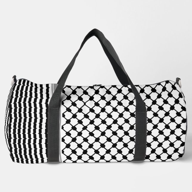 Sac De Sport Palestinienne Hatta Keffiyeh Kufiya Folk (2 Motifs (Recto)