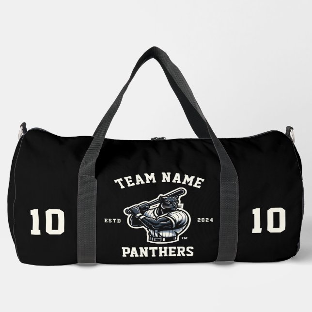 Sac De Sport Panthers "Personnalisable" Baseball (Recto)